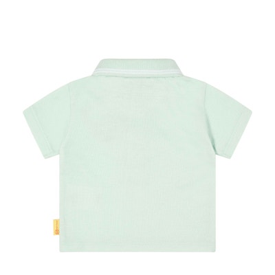 Poloshirt kurzarm, hellgrün für Jungs