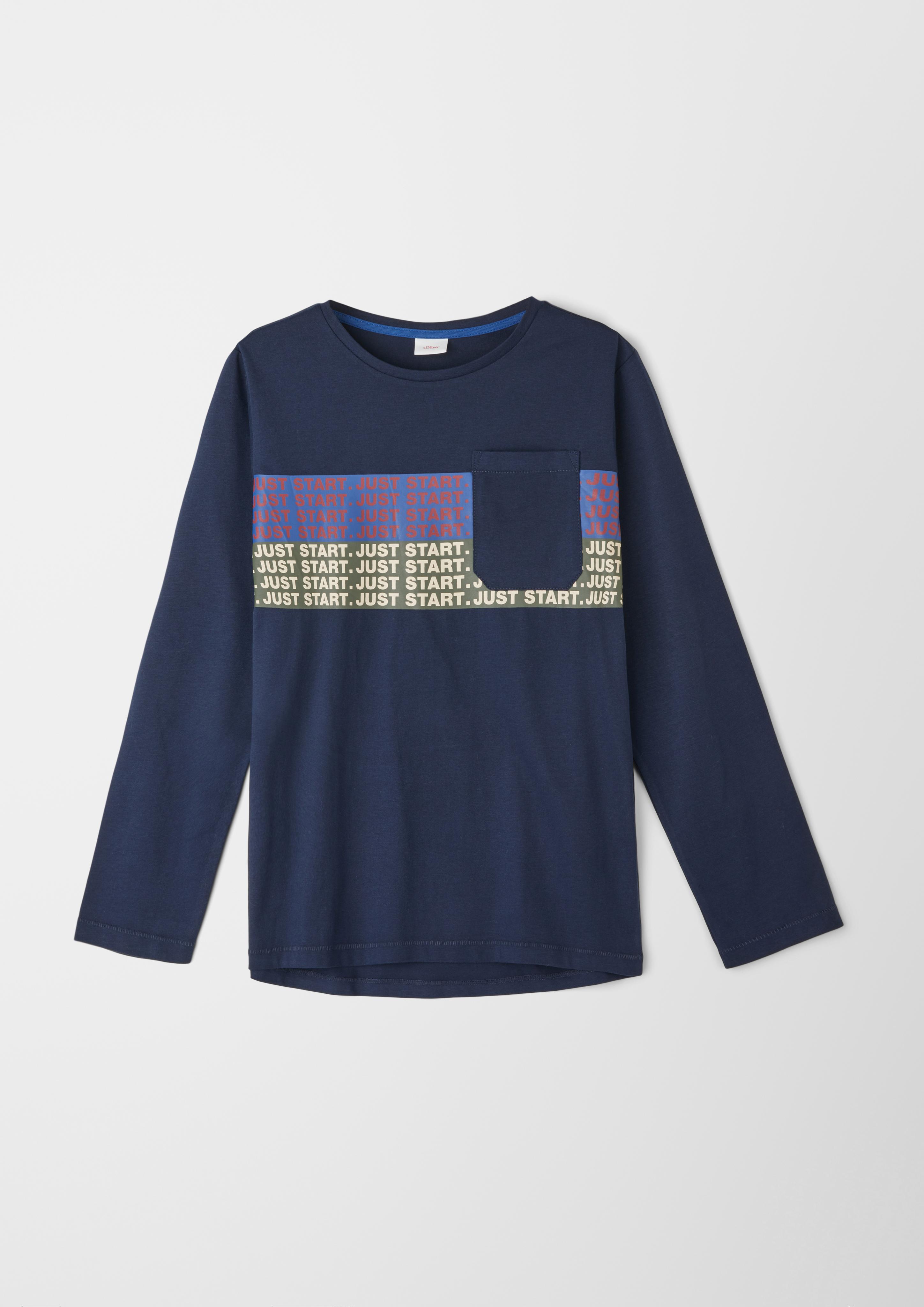 Langarmshirt mit Brusttasche  2118620-5952