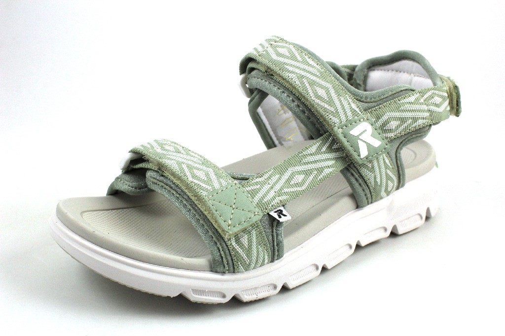 RIEKER Komfort Sandalen grün Sandale grün