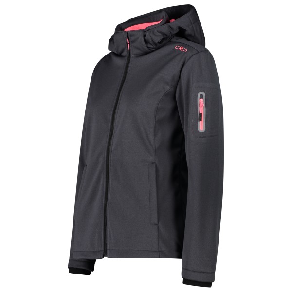 CMP - Women's Jacket Zip Hood Melange Softshell - Softshelljacke