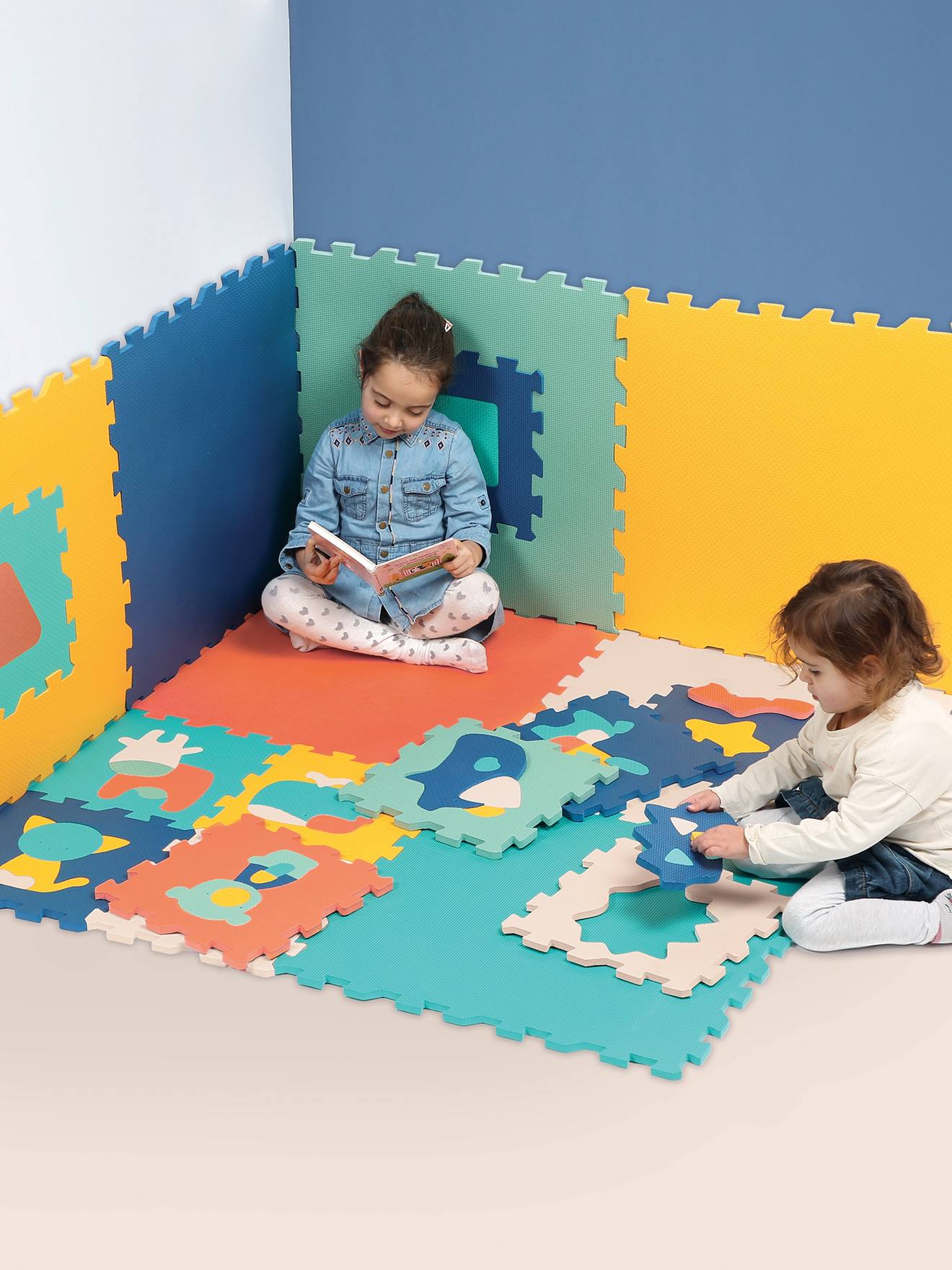 Jumbo tapis mousse LUDI multicolore