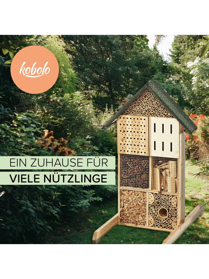 kobolo Gartendekoration BEEHAPPY100 in Braun günstig kaufen onesize