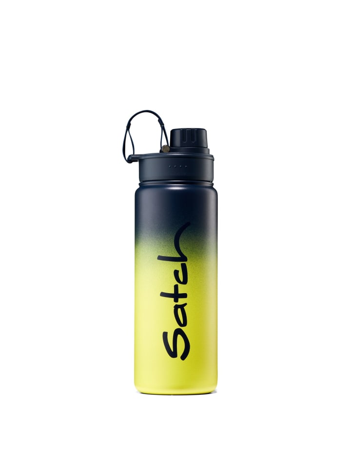 Satch Edelstahl Trinkflasche 0,5 l Blue Graffiti in blau/gelb günstig kaufen onesize