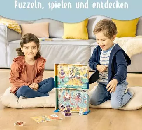 Kinderpuzzle ab 4 Jahren - Dschungelabenteuer - 24 Teile