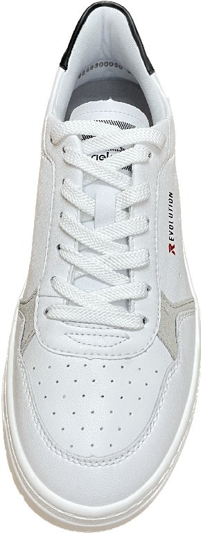 RIEKER Freizeit Schnürer weiss FSK Herren Halbschuhe