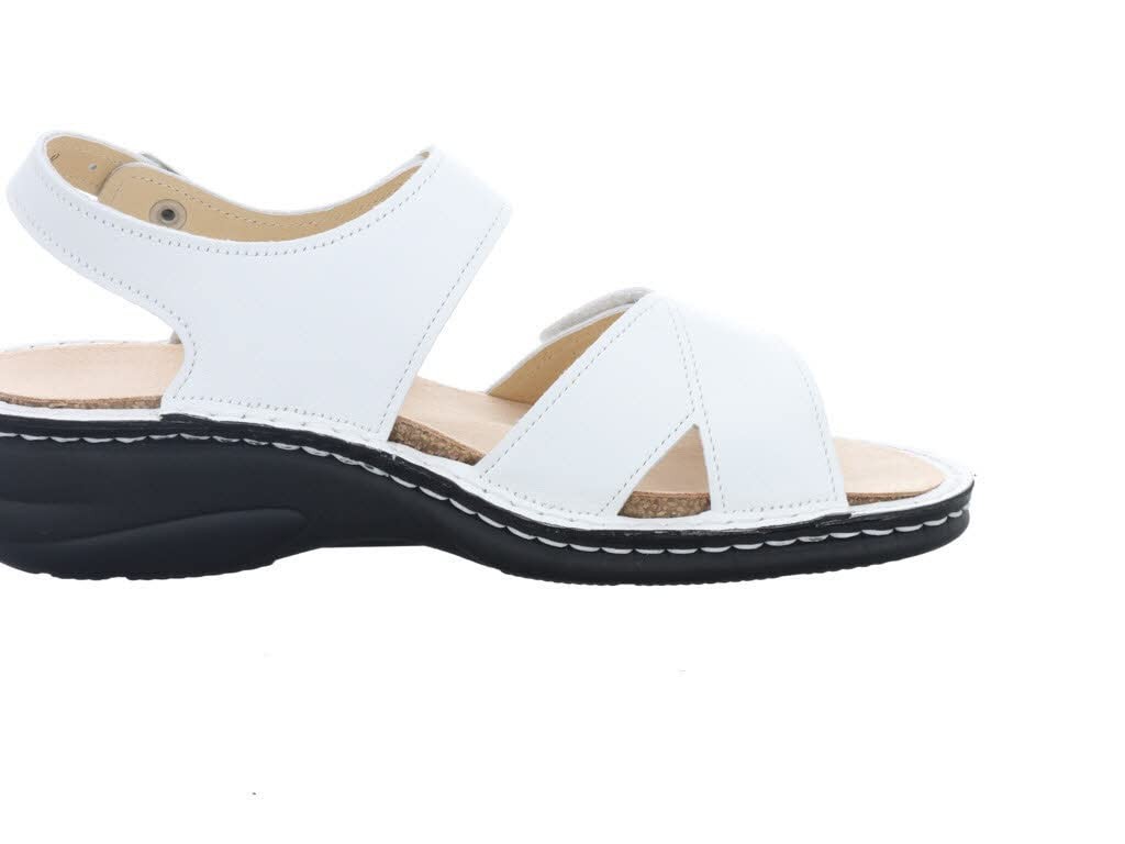 FINN COMFORT Klassische Sandalen weiss Linosa