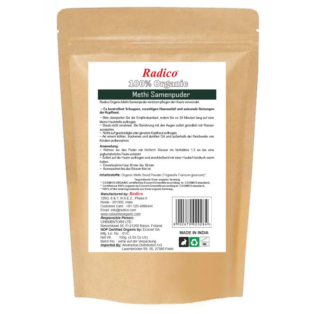 Radico Kräuterpflegepackung Methi 100 g
