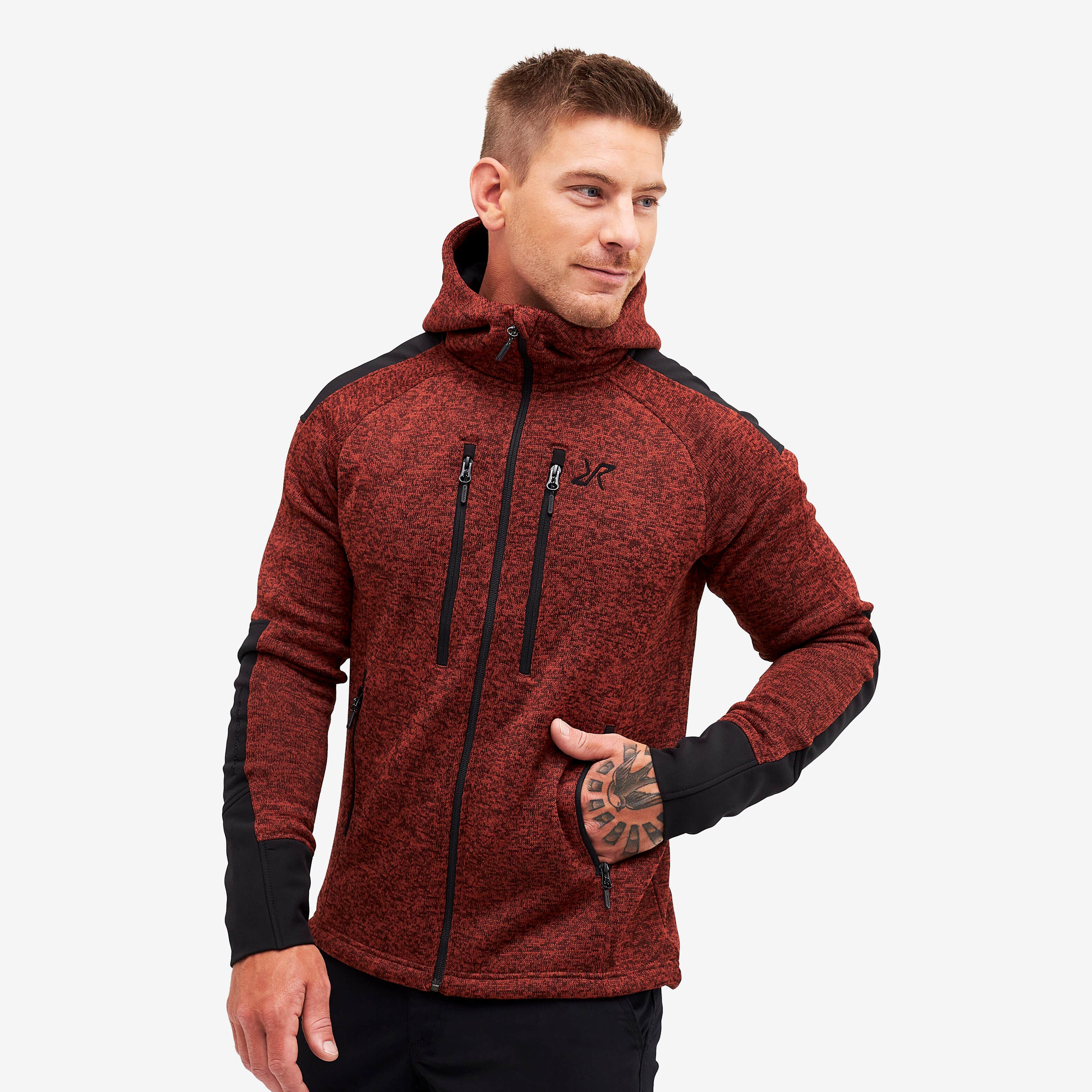 Tornado Hoodie Homme Rusty Orange