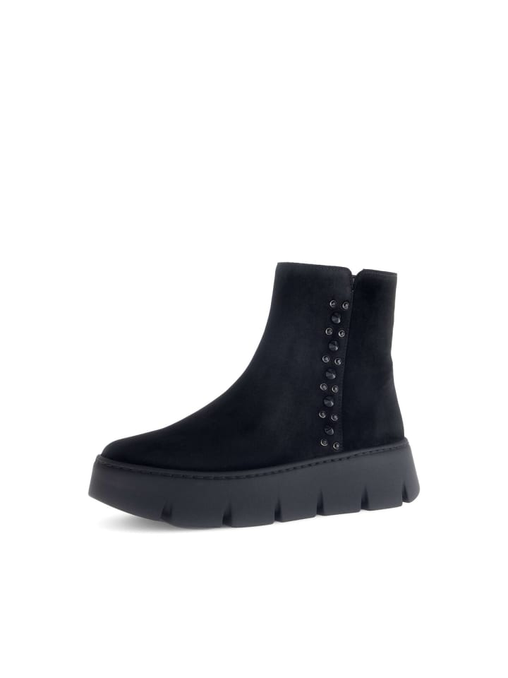 Gabor Fashion Plateau Stiefeletten in schwarz günstig kaufen
