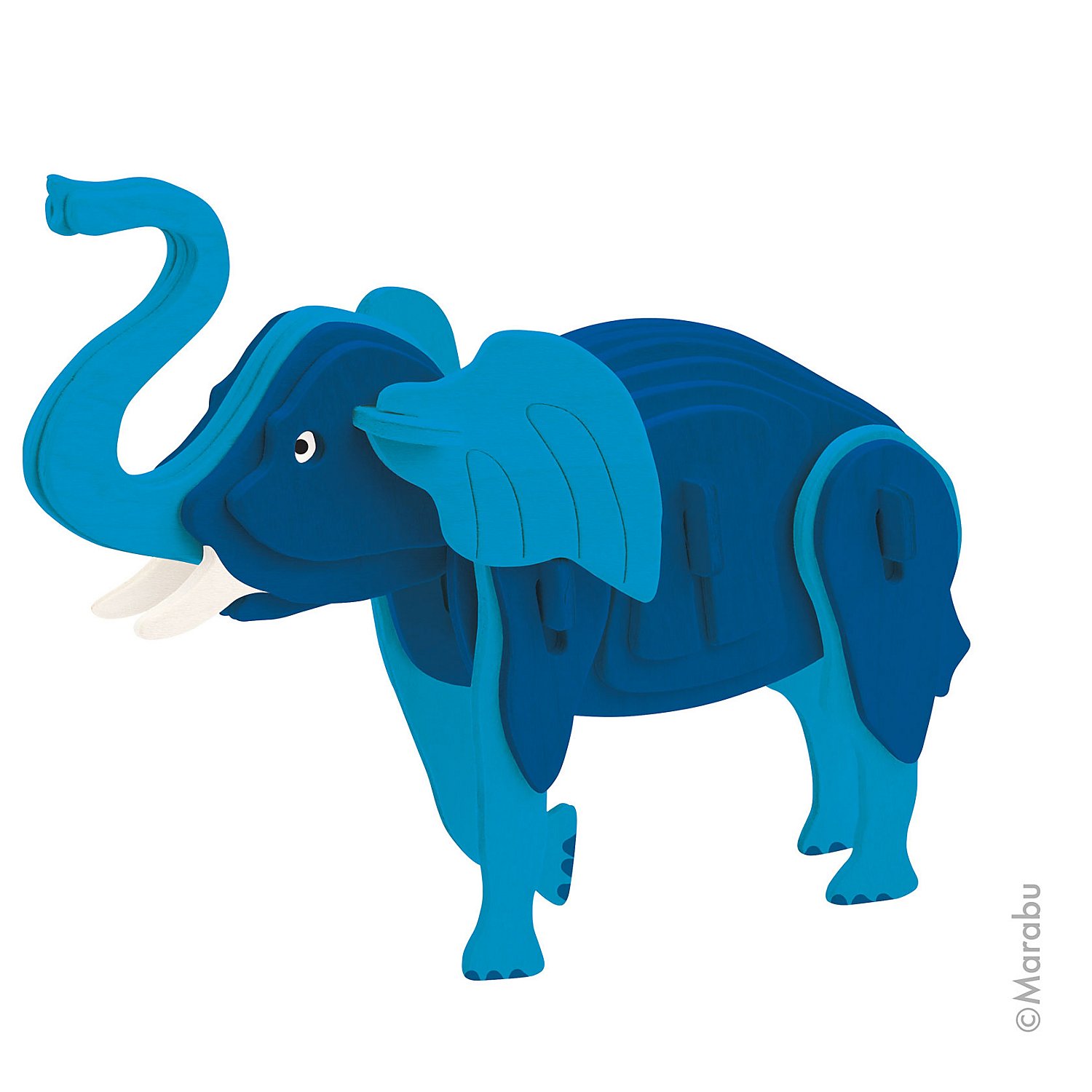 Holzbausatz Elefant, 16 x 13 cm