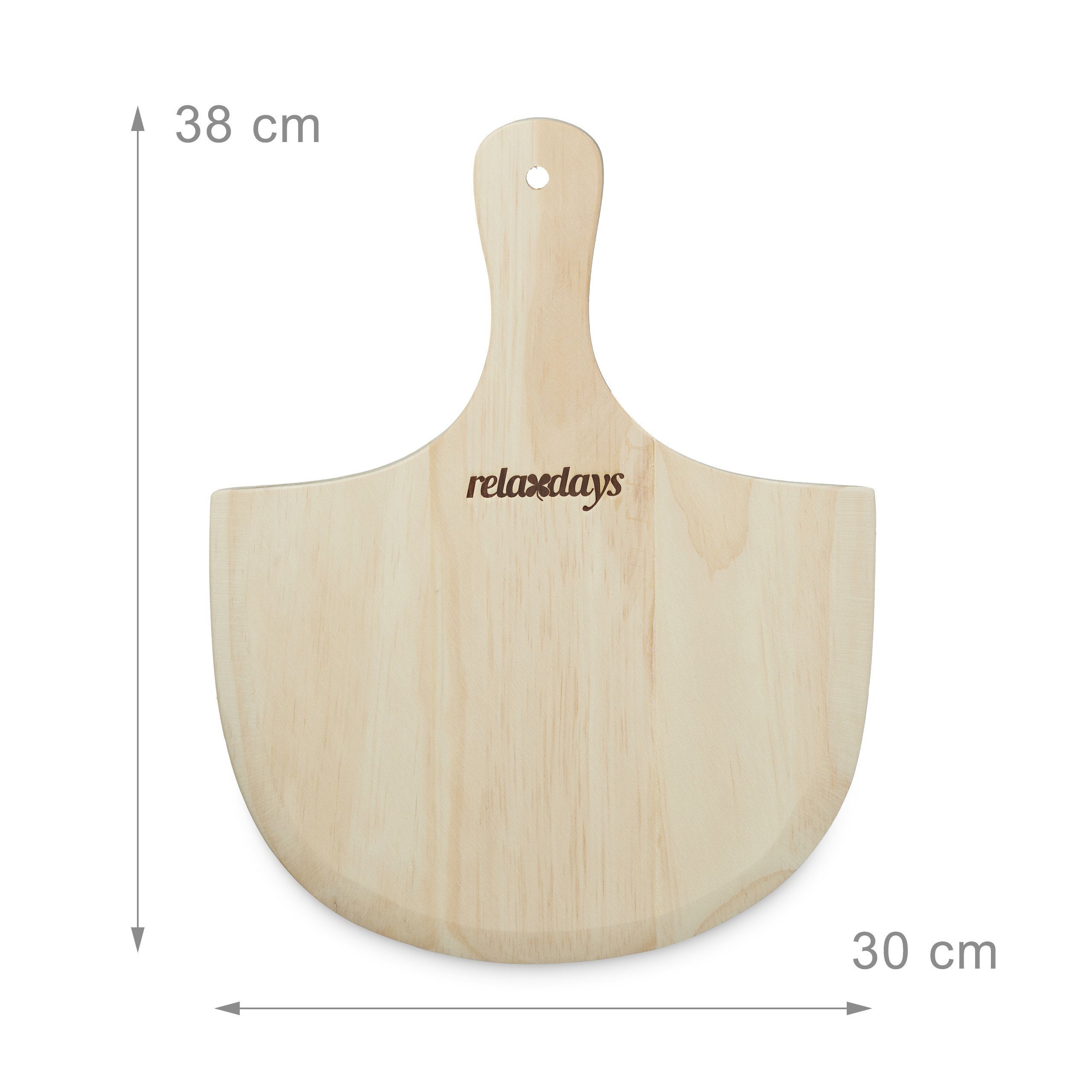 relaxdays Pizzastein Pizzastein Set 1,5 cm, Cordierit