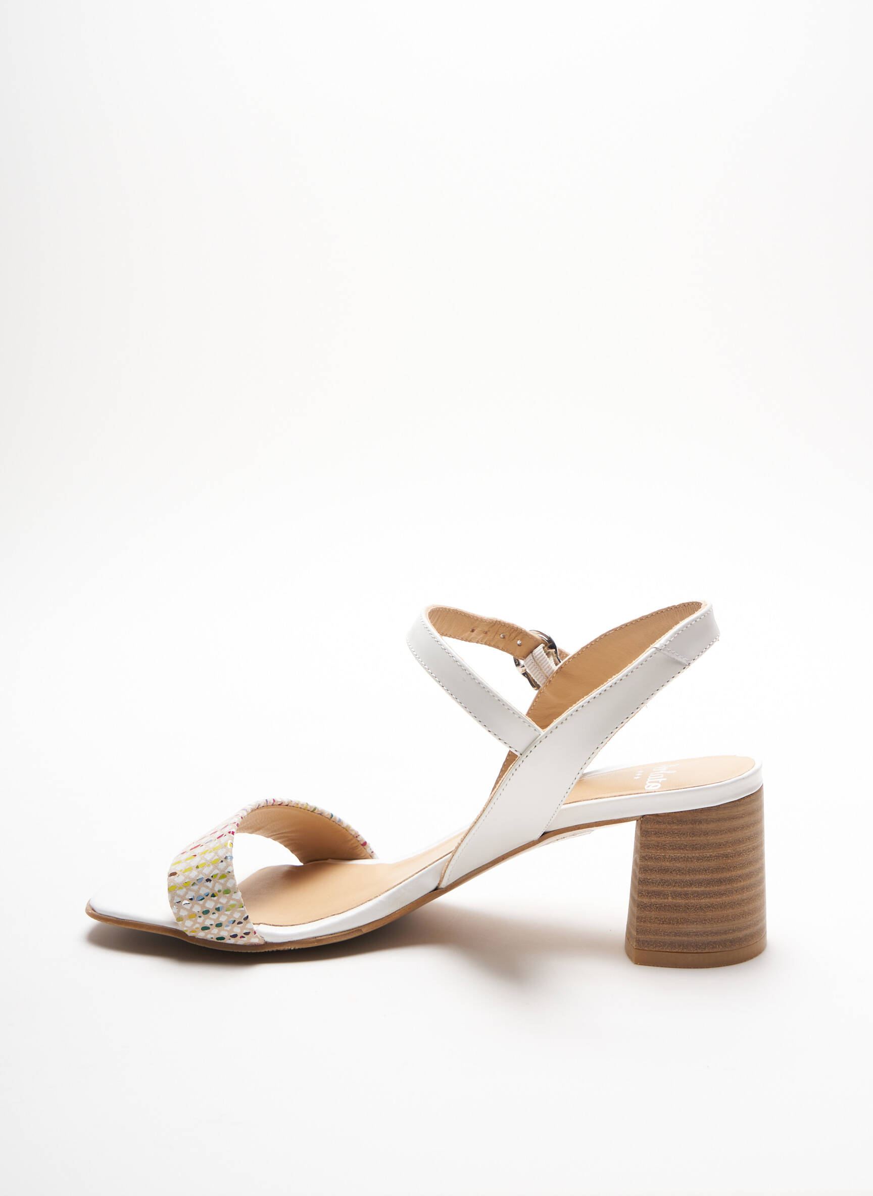 Perlato Sandales Nu Pieds Femme couleur blanc