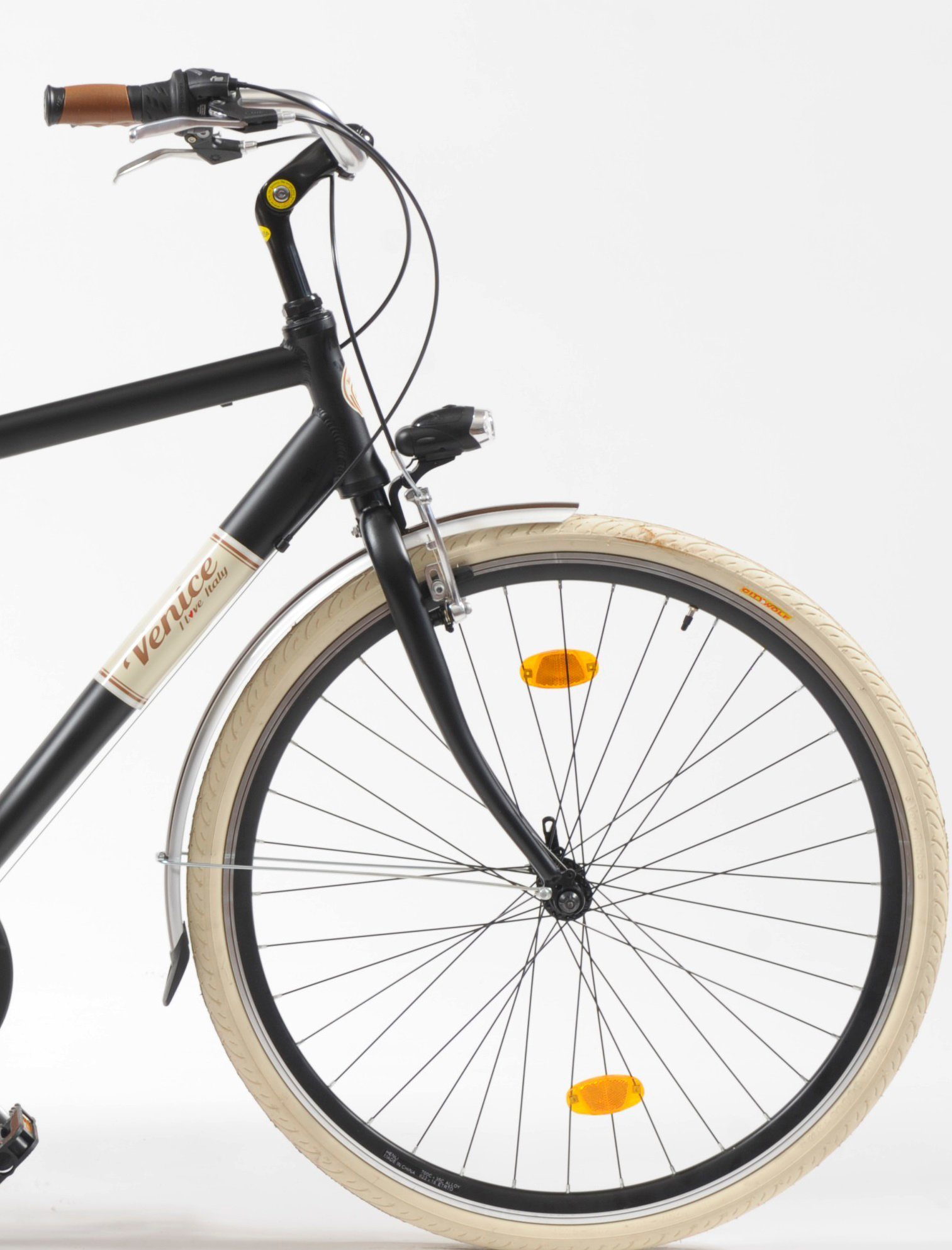 VENICE - I love Italy Cityrad Citybike 615 Alu Man, 18 Gang, Kettenschaltung