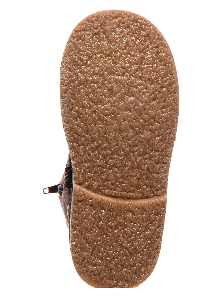 kmins Leder-Stiefel in Grau günstig kaufen