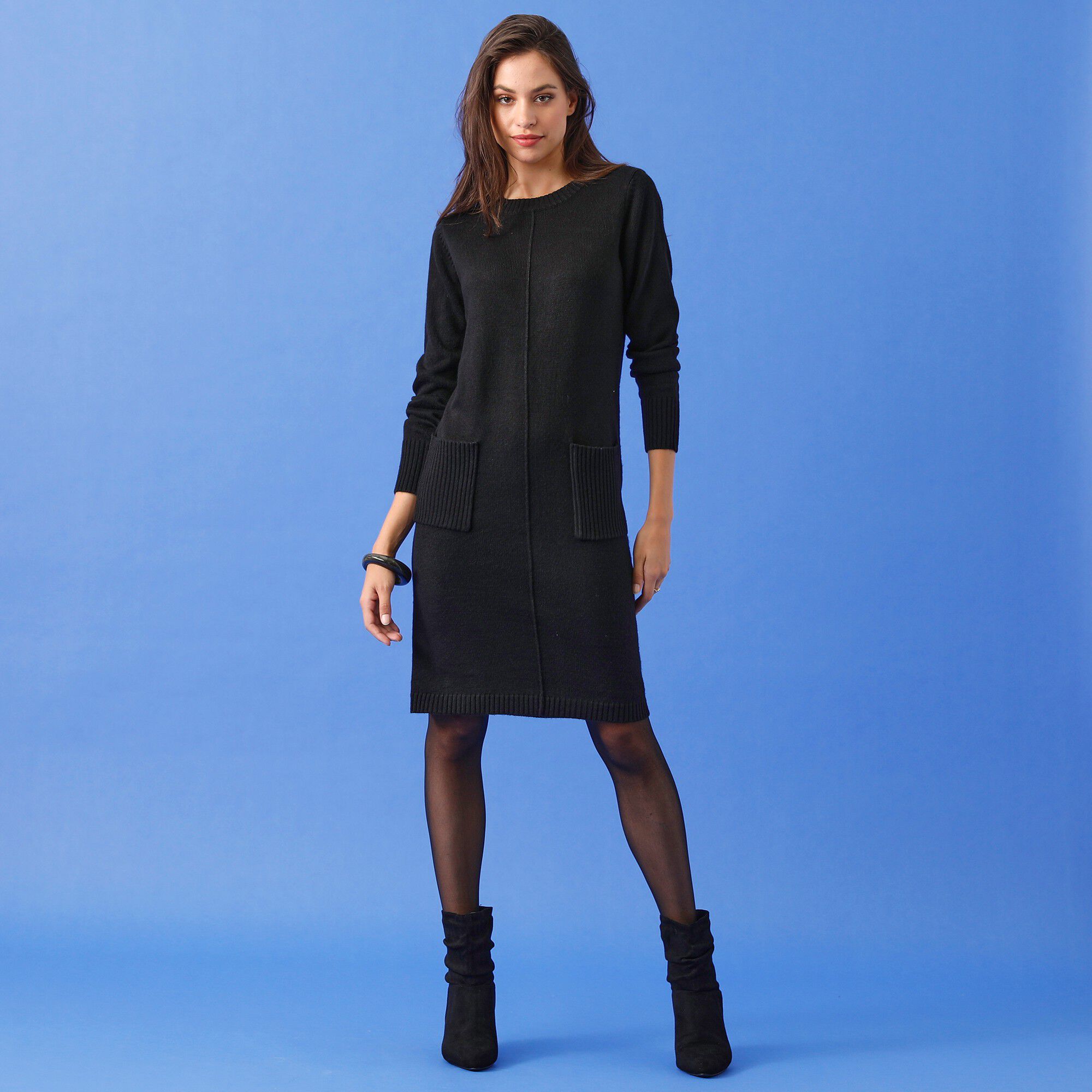 Robe pull à poches