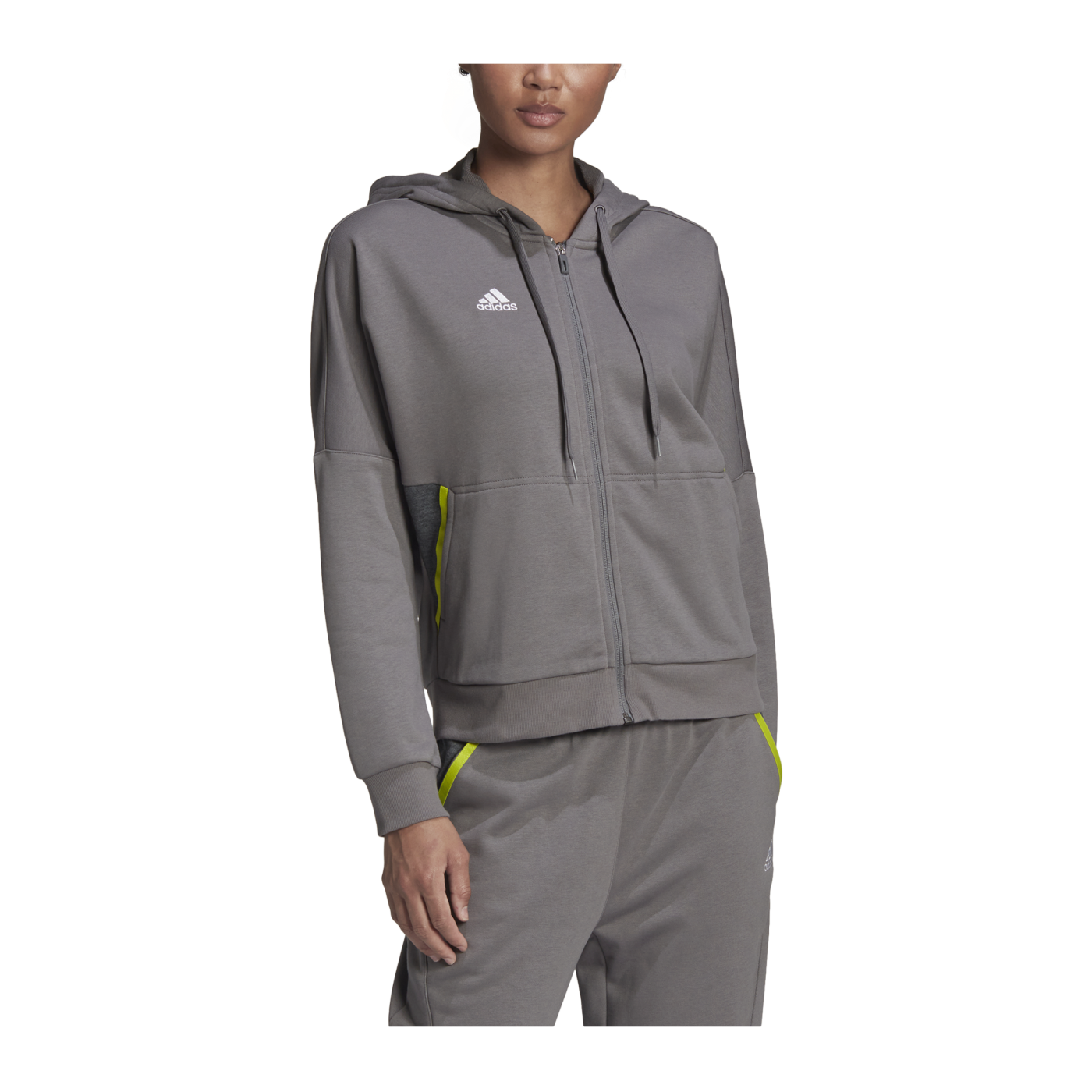 adidas Condivo 22 Kapuzenjacke Damen Grau
