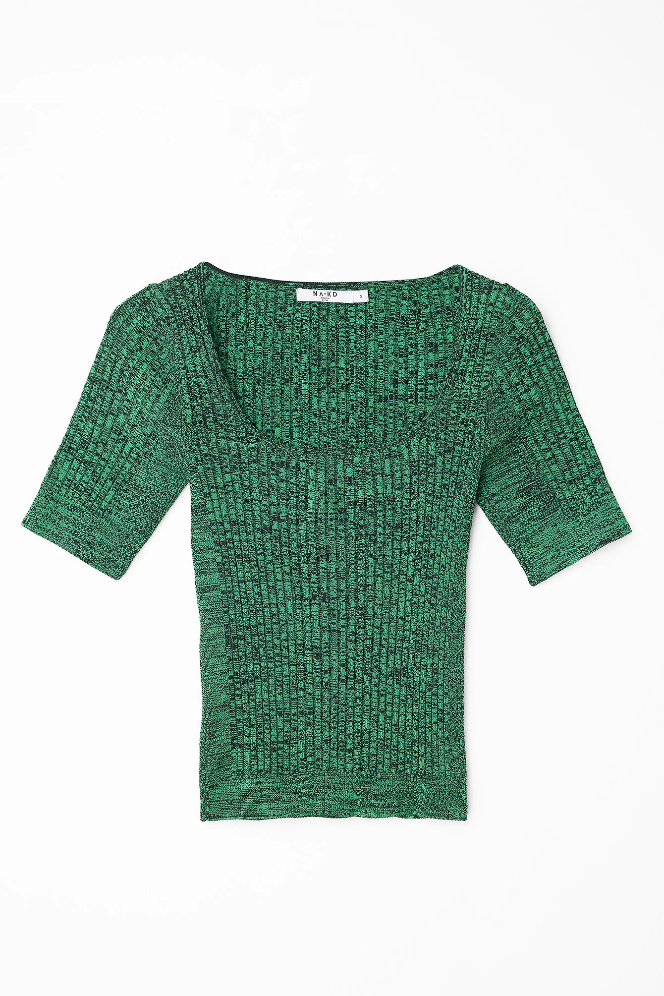 Kurzärmeliges Stricktop