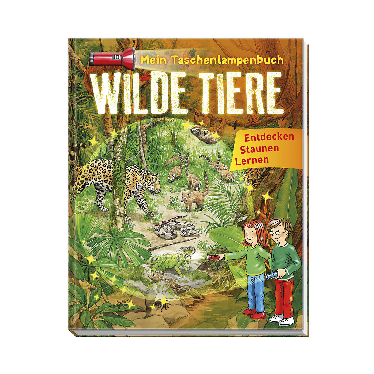 Mein Taschenlampenbuch Wilde Tiere