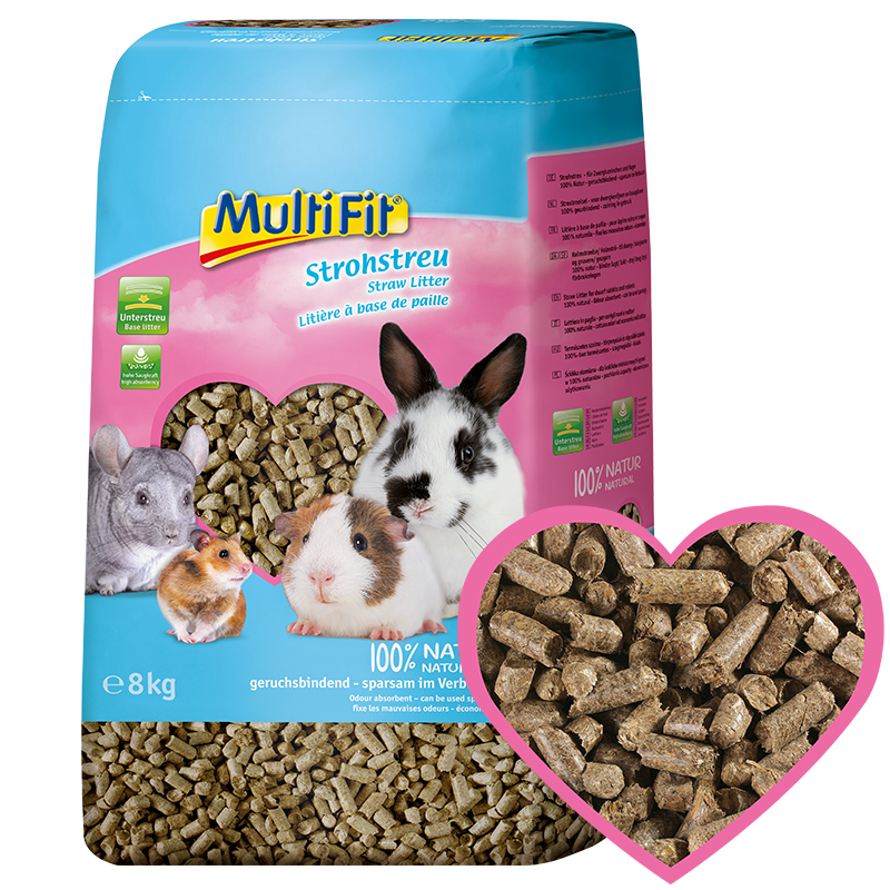 MultiFit Streu & Stroh MultiFit Natur-Strohstreu Unterstreu 8 kg