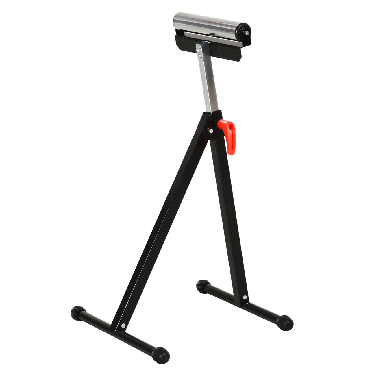 HOMCOM Rollenbock bis 90 kg, Metall, Schwarz