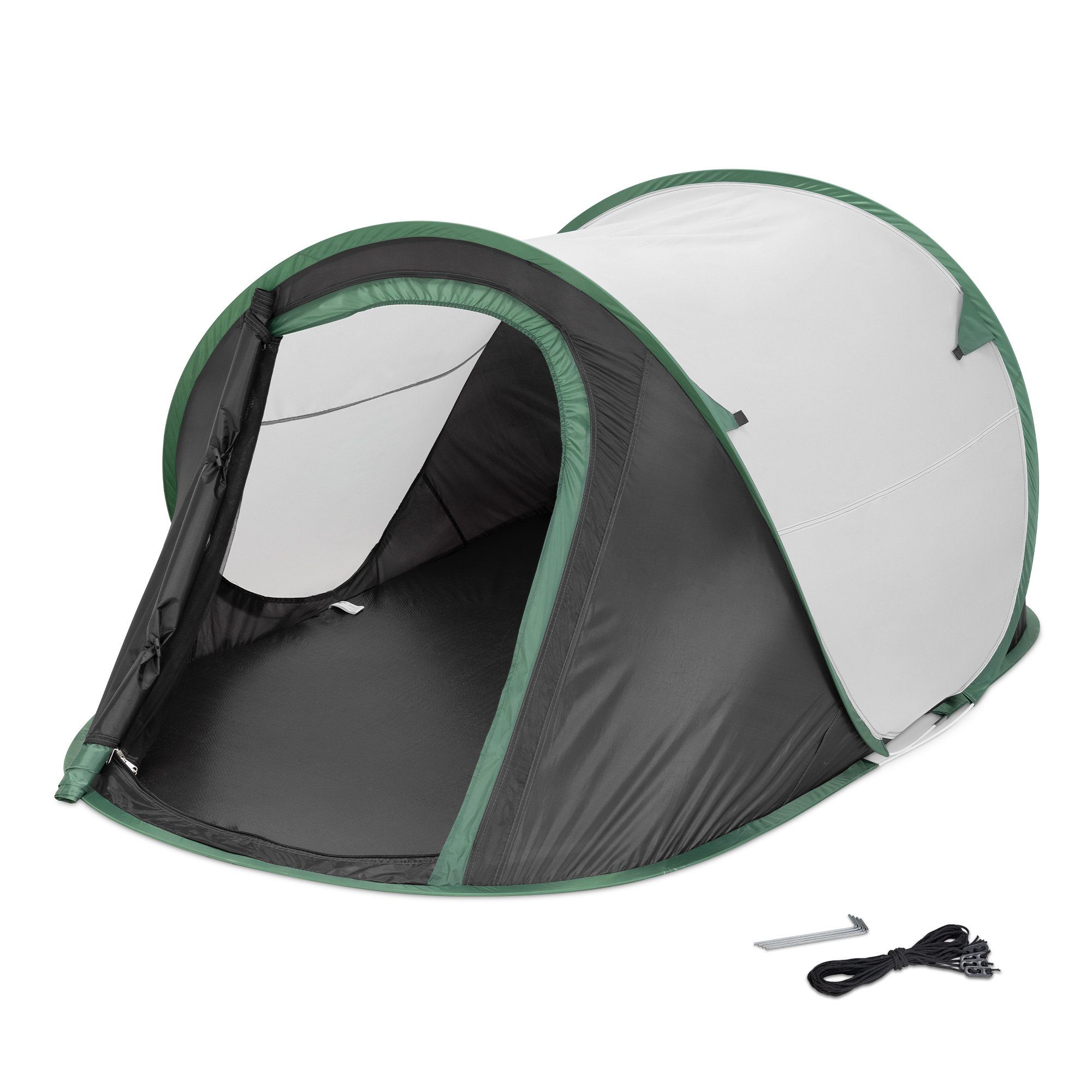 JEMIDI Wurfzelt Pop Up Wurfzelt 2 Personen - Camping & Trekkingzelt - leicht