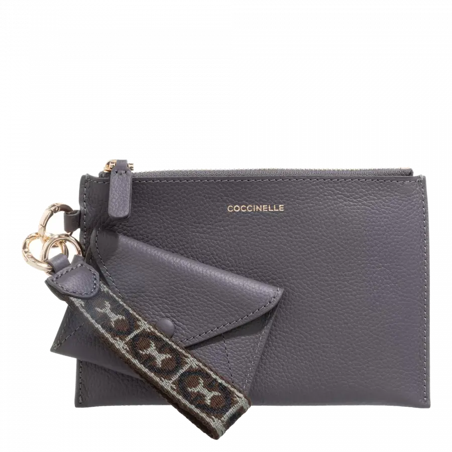 Coccinelle - Coccinelle Clutches & Evening Bags Leder Dark Gray - grau