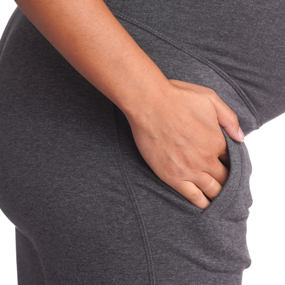 Damen Umstands-Jogginghose mit breitem Bund