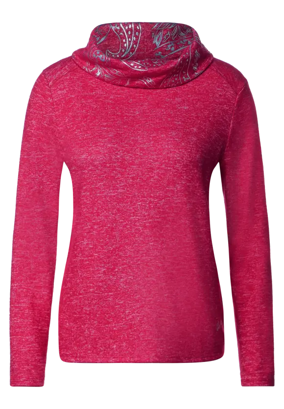 CECIL Shirt mit Schimmerdetails
