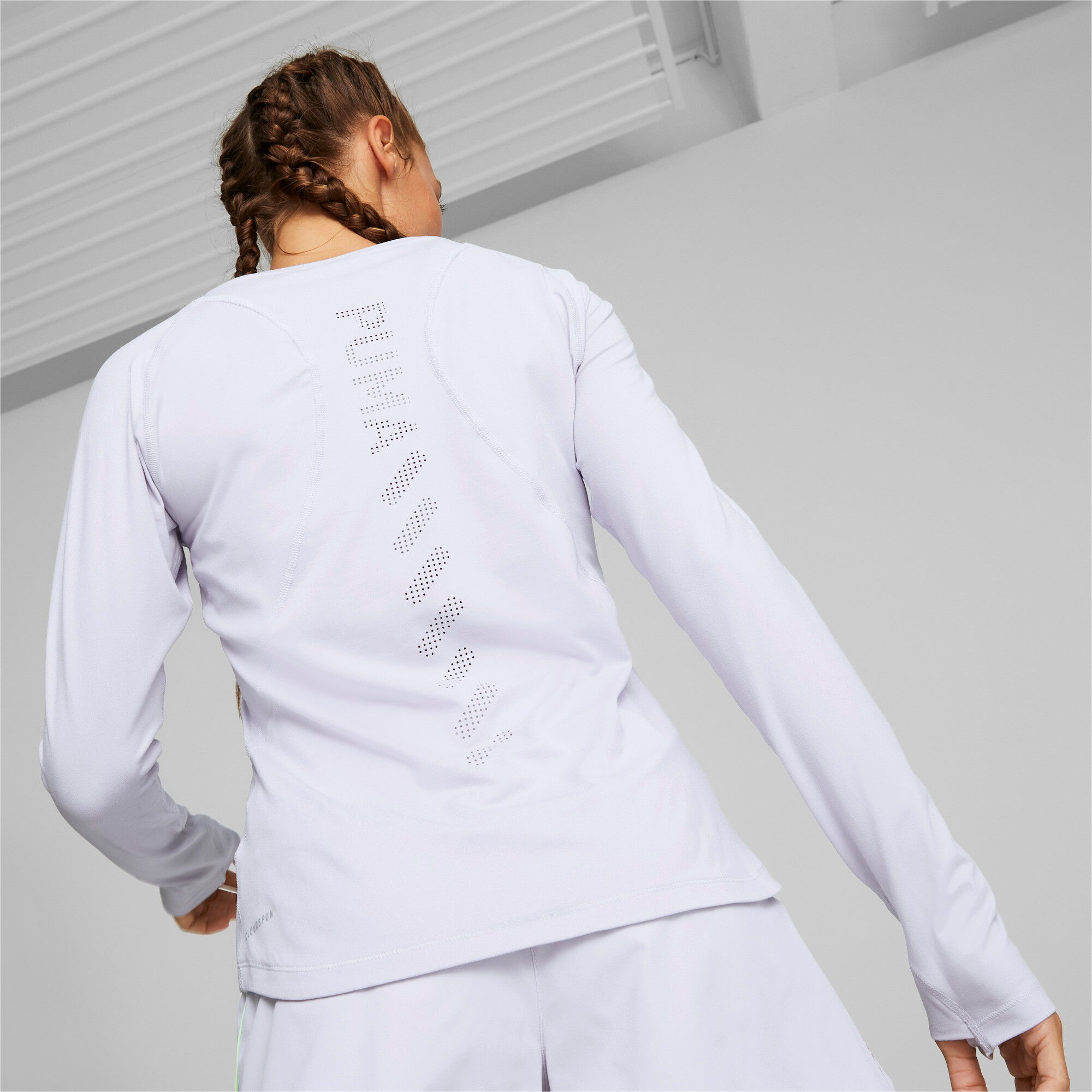 Run Cloudspun Longsleeve Damen - Flieder