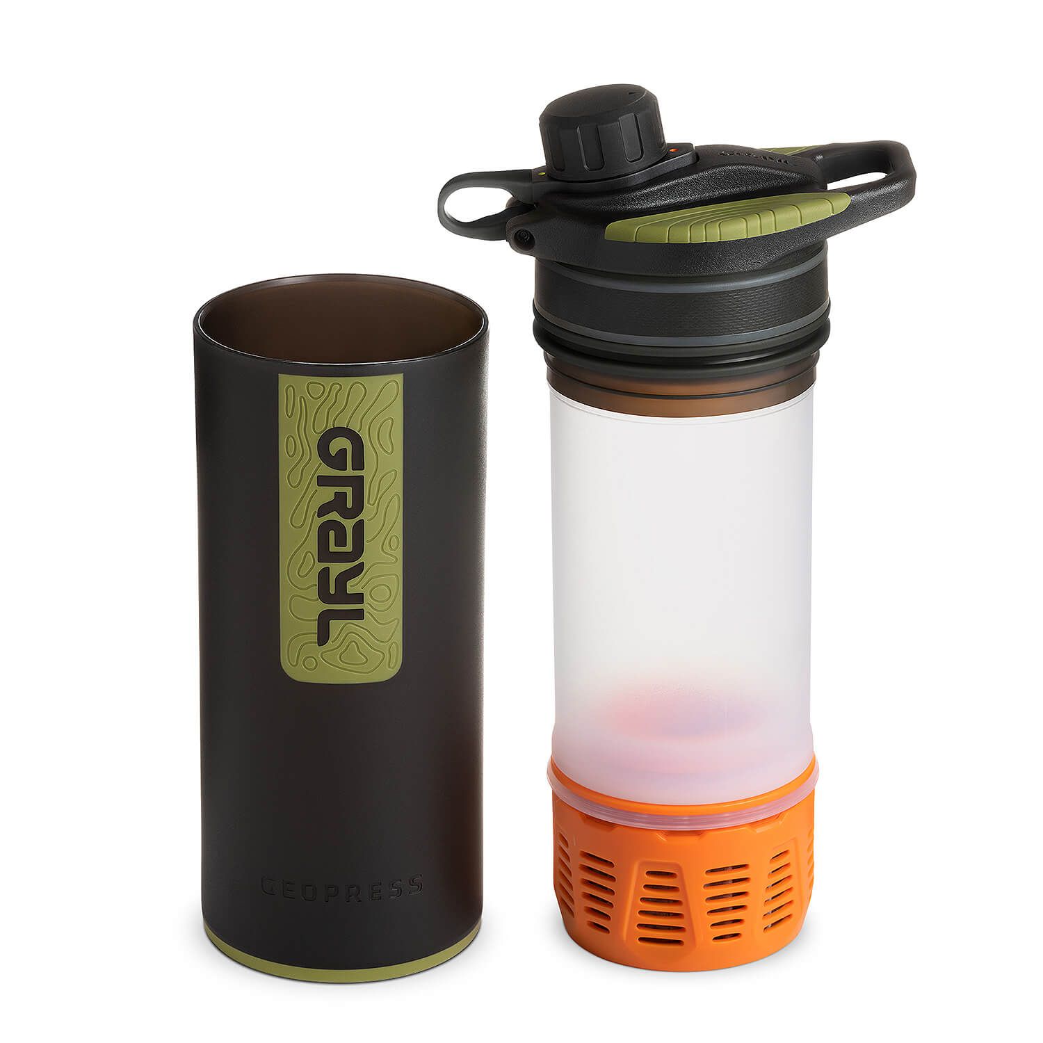 GeoPress Wasserfilter Trinkflasche
