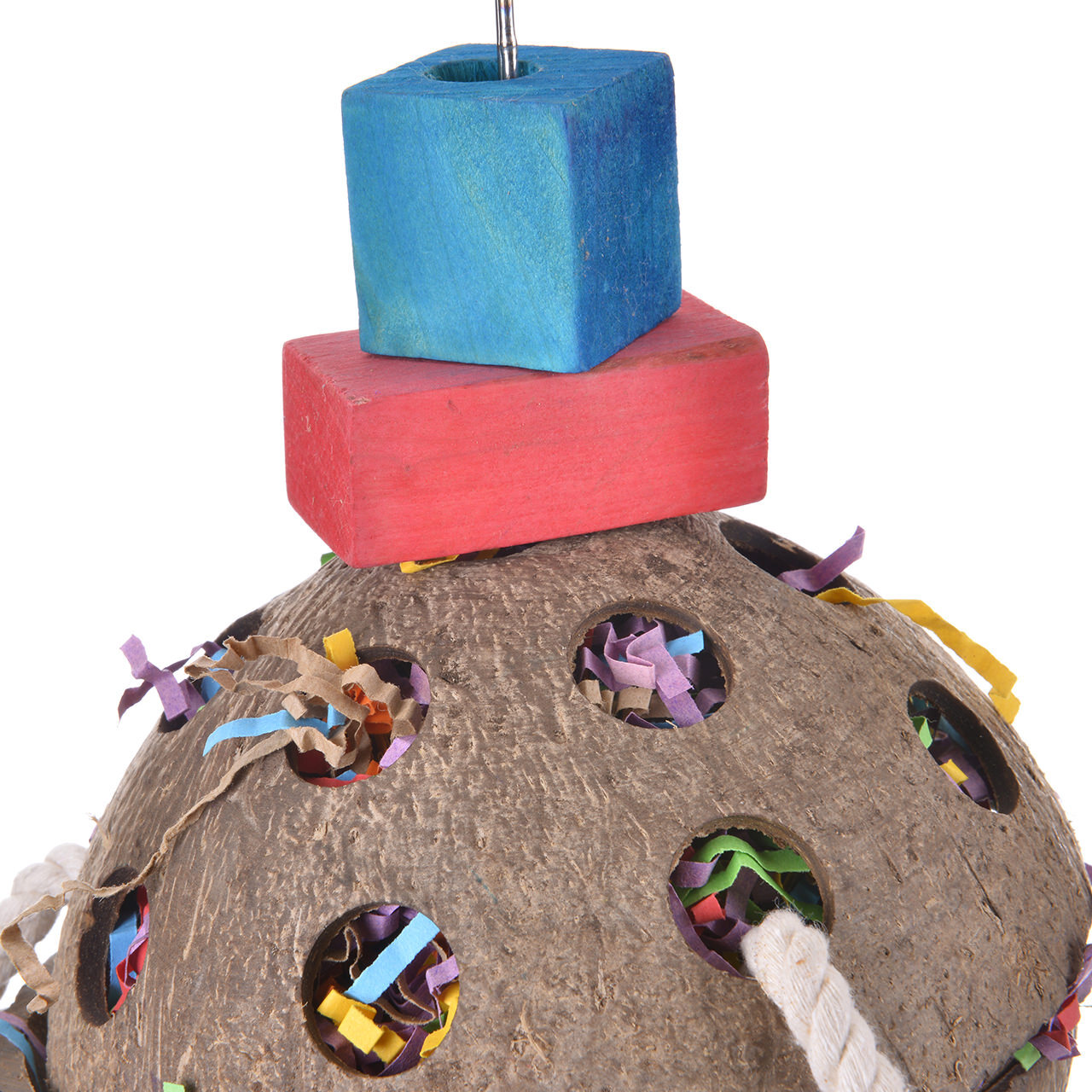 HappyBird Spielzeug HappyBird Papageienspielzeug Coconut-Fun