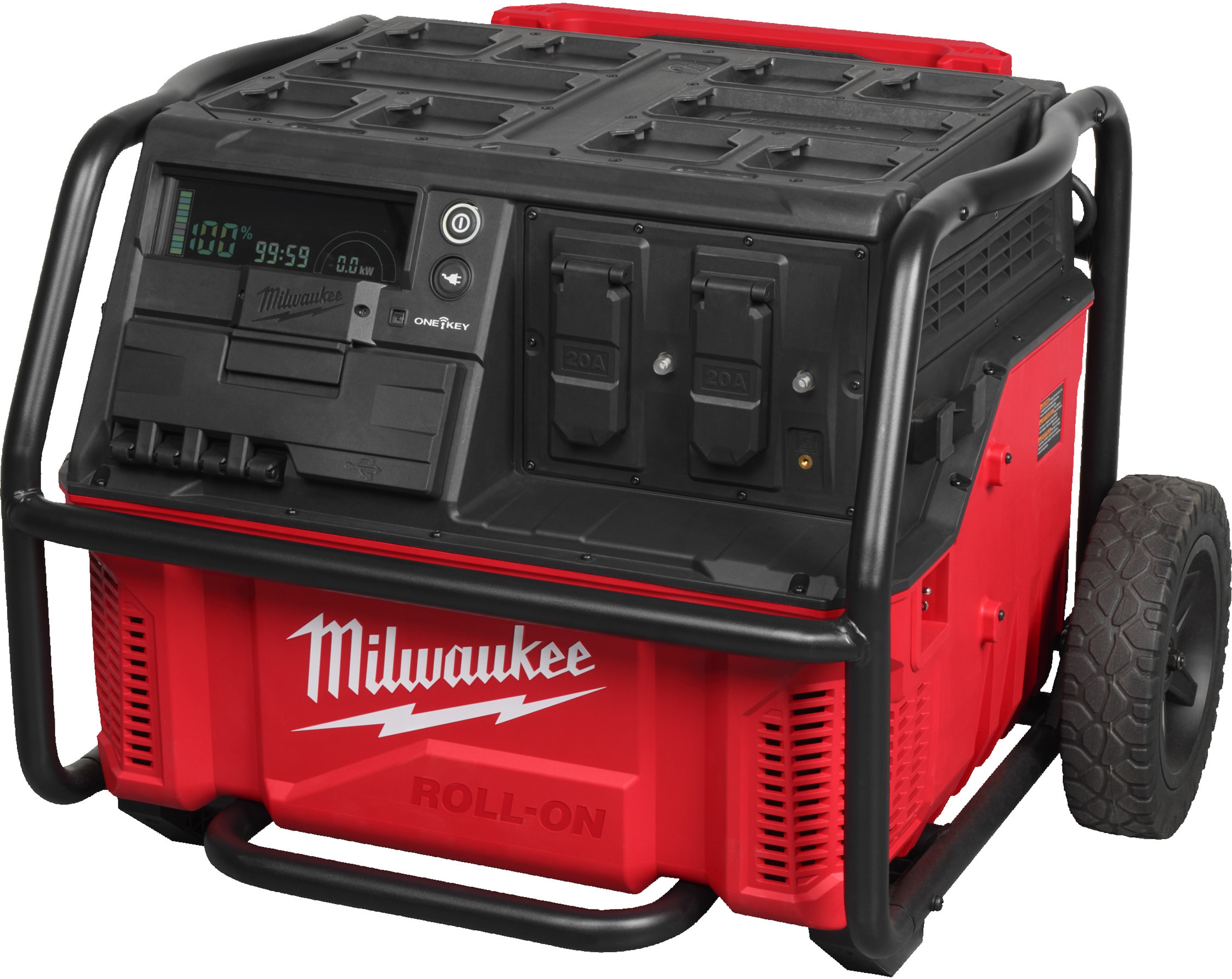 Milwaukee Accessories 4933492133 ROLL-ON 7200/ 3600 W 2.5 KWH Power Supply Generator