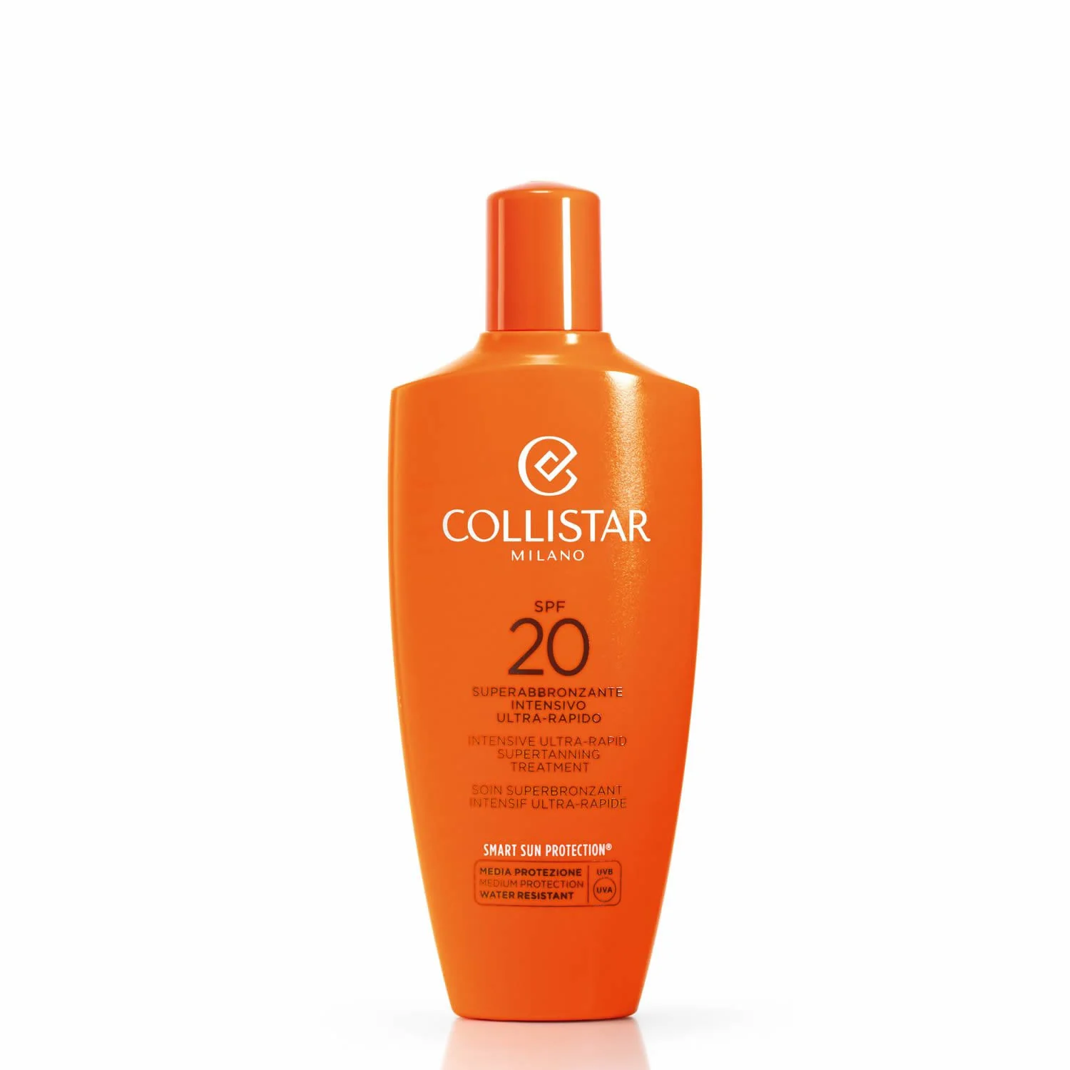 Bronceado Intensivo Ultra Rápido SPF20 - Protector solar corporal de protección media.