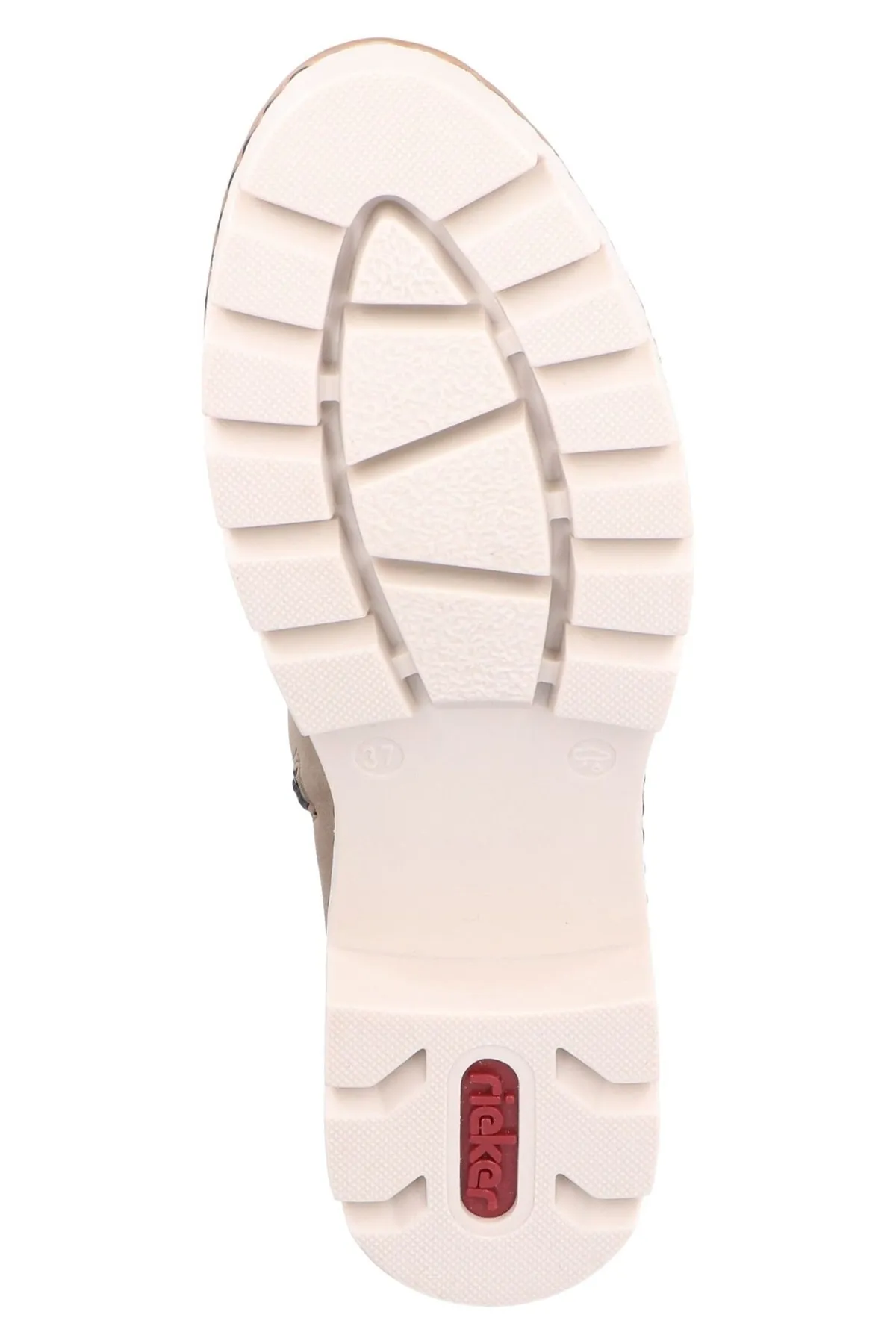 Rieker  Stiefelette - Beige - Blockabsatz
