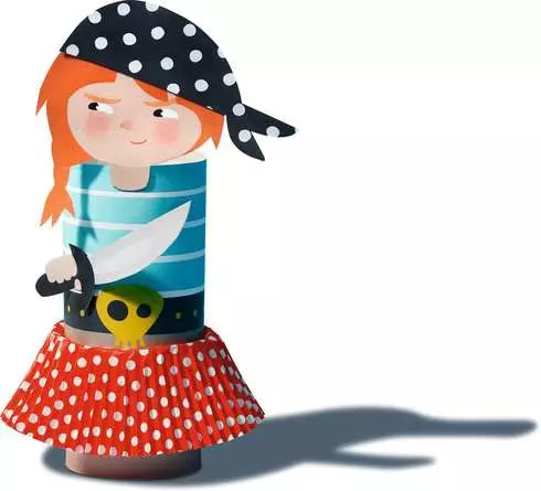 Piraten - Bastelset für Kinder ab 6 Jahren