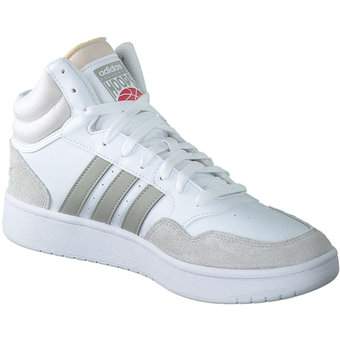 adidas Hoops 3.0 Mid Sneaker in weiß