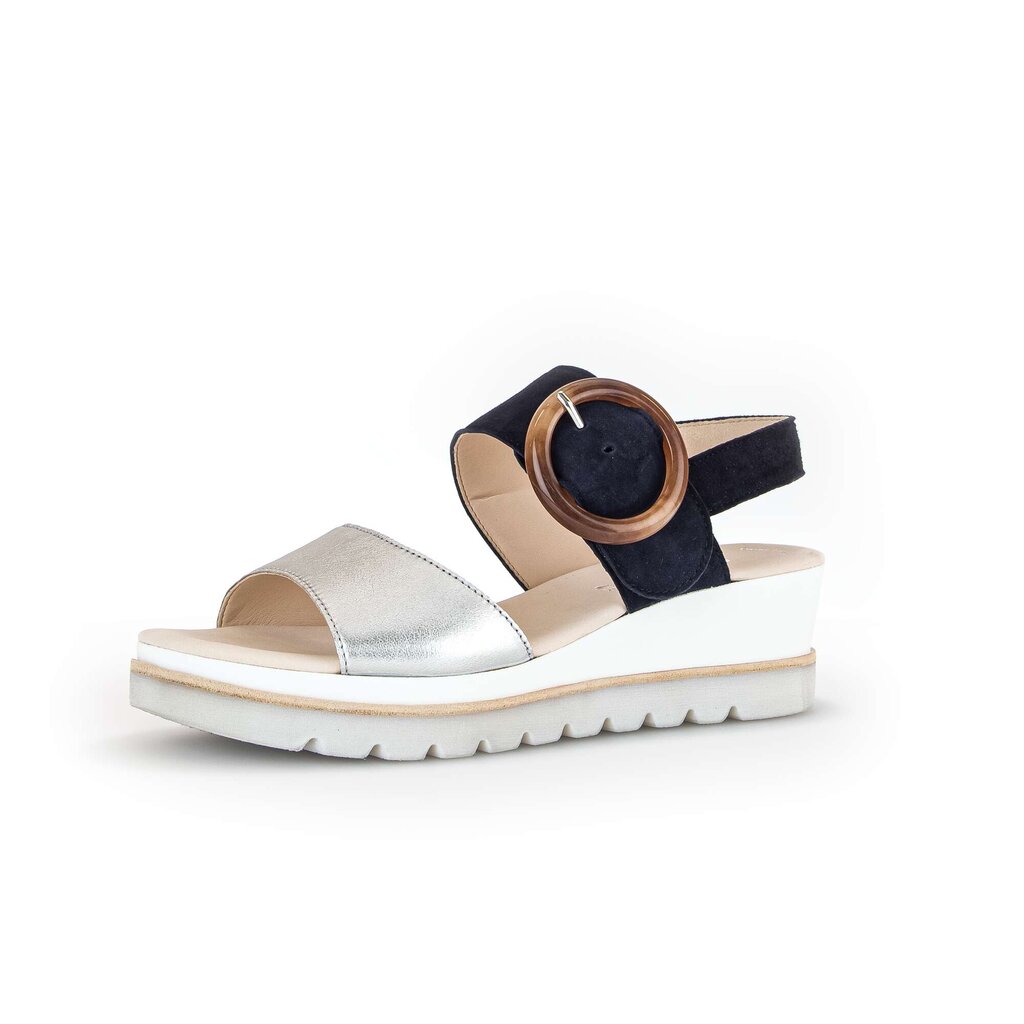 Gabor fashion Keilsandalette blau