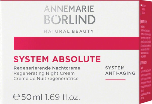 ANNEMARIE BÖRLIND SYSTEM ABSOLUTE Regenerierende Nachtcreme