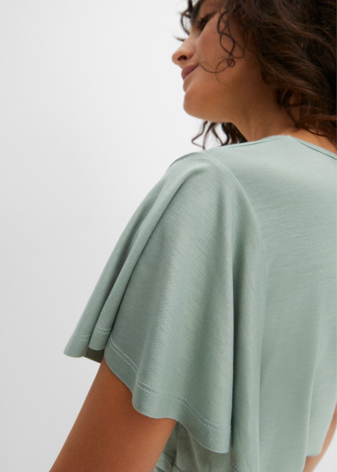Shirt mit Volantärmel