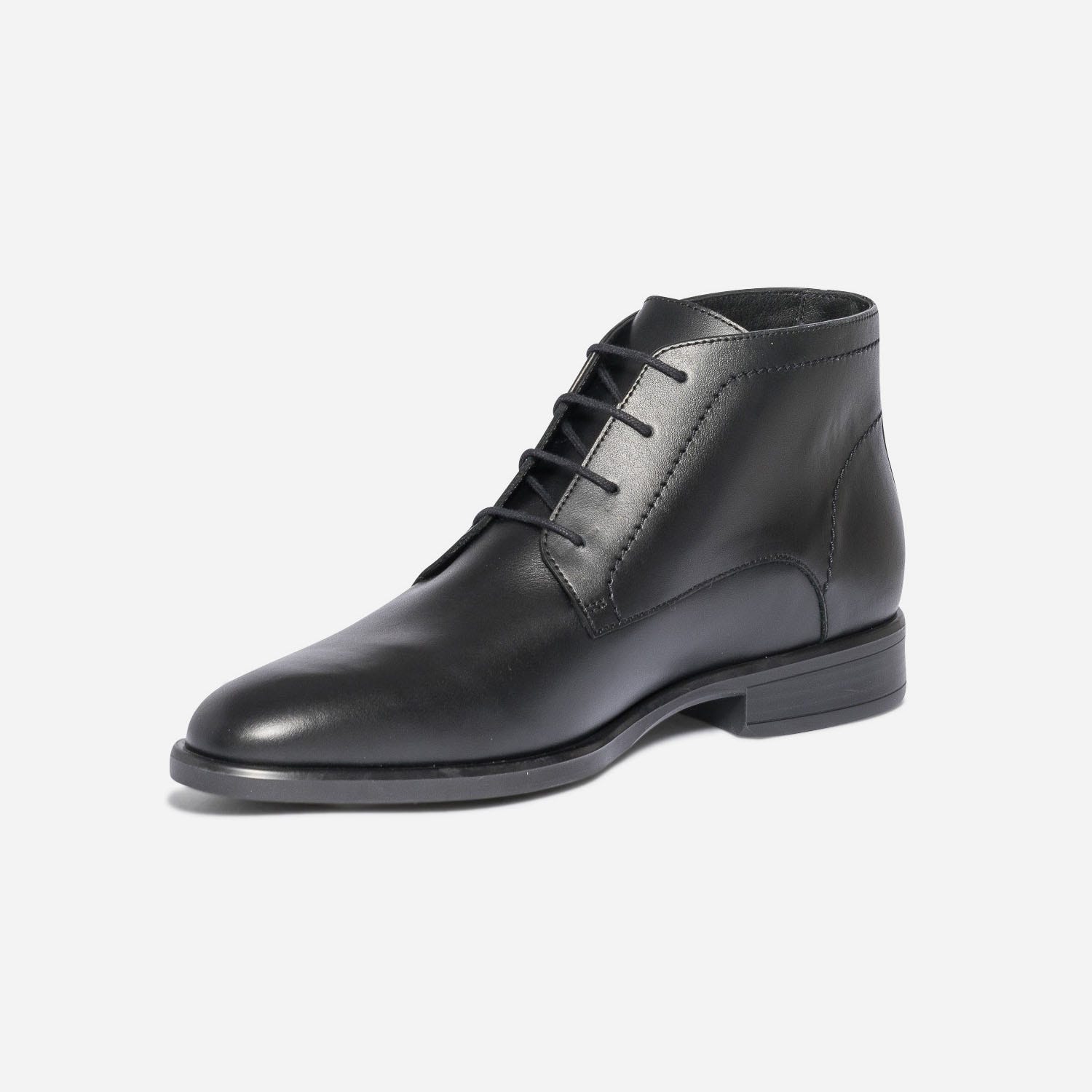 Chukka boots ERAM FLEX noir en cuir