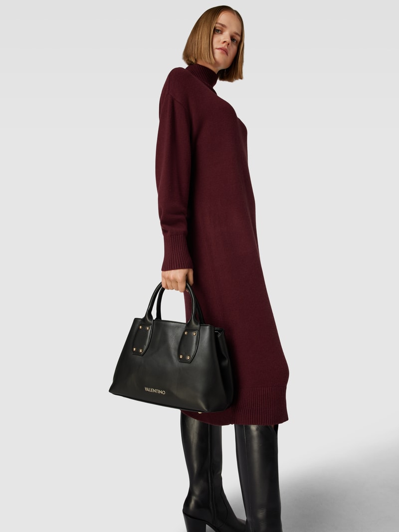 Handtasche in Leder-Optik Modell 'CHAMONIX' in schwarz