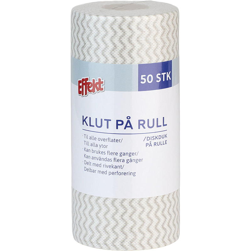 Effekt Universalklut 50 stk på rull Effekt