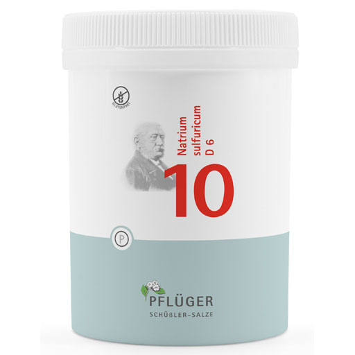 BIOCHEMIE Pflüger 10 Natrium sulfuricum D 6 Tabl.  1000 St  Tabletten