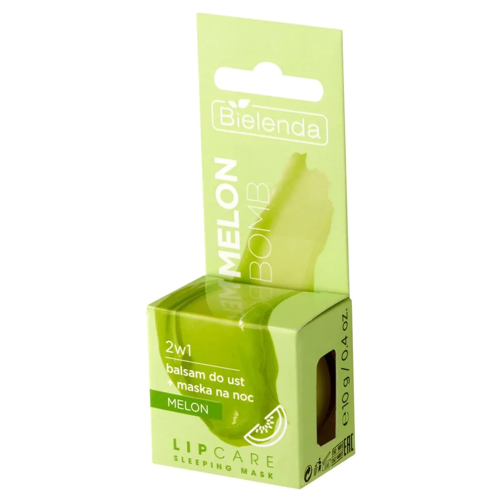 Bielenda Lip Care Ноћна маска за усне Melon Bomb 2w1 балзам за усне + ноћна маска од диње