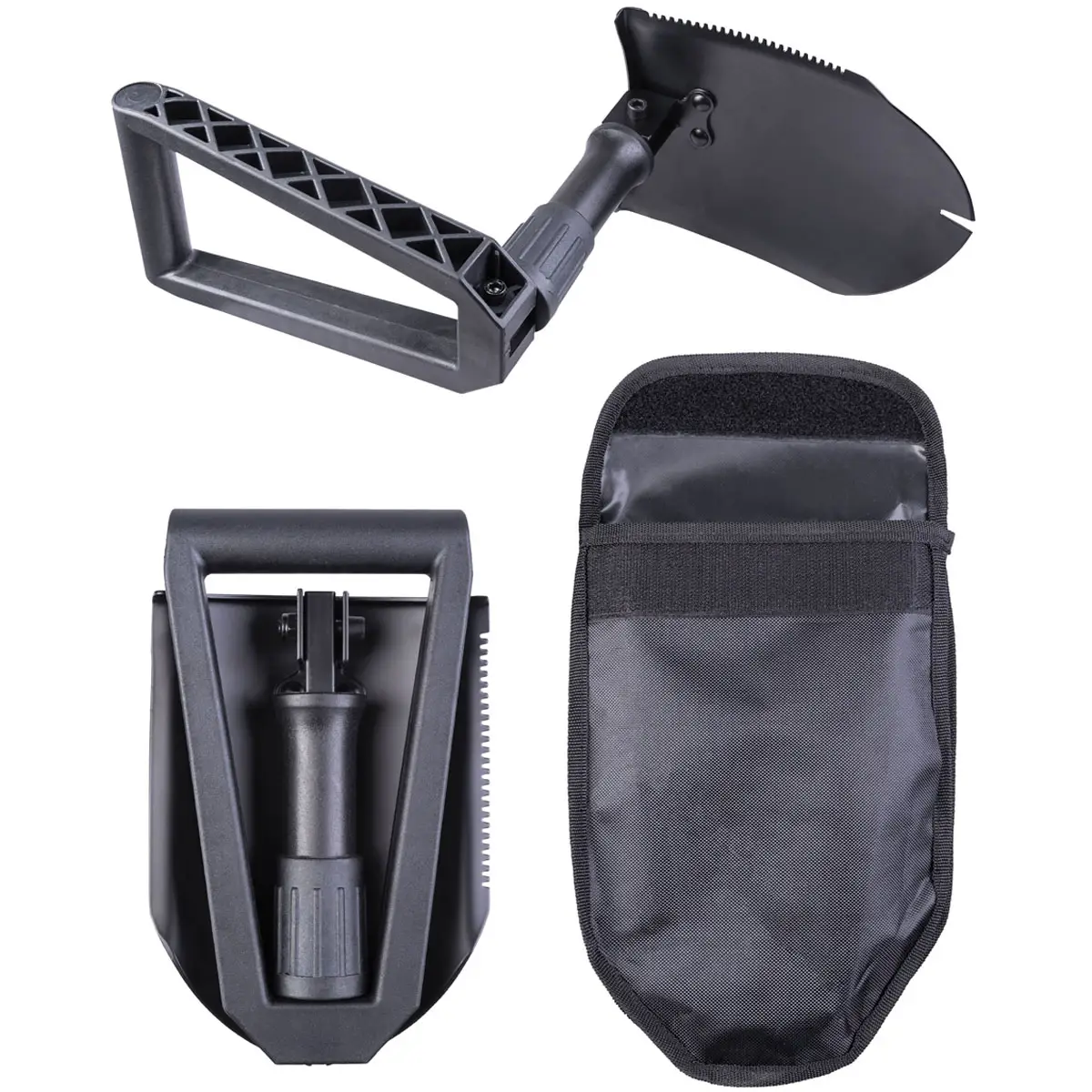 US Dreifachspaten Generation II mit Tasche
