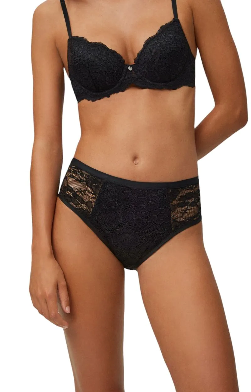 Ysabel Mora Negro Lace menstruacinės kelnaitės, L