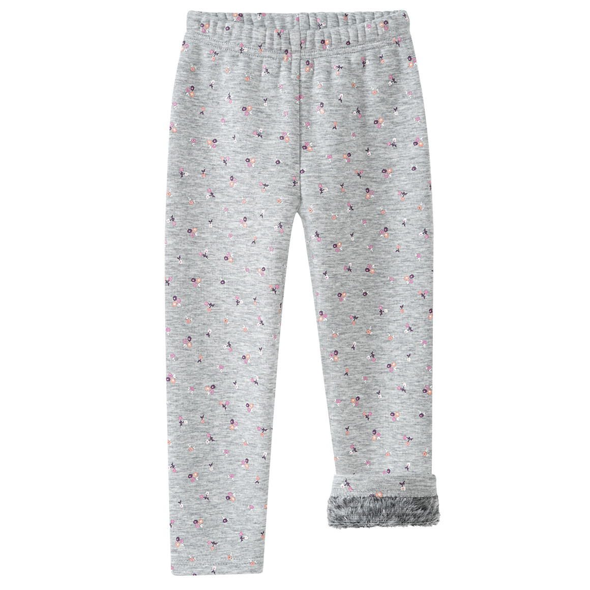 Mädchen Thermo-Leggings mit Blümchen-Allover