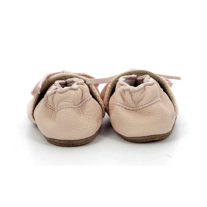 Chaussons cuir tannage vegetal Fleece Crp