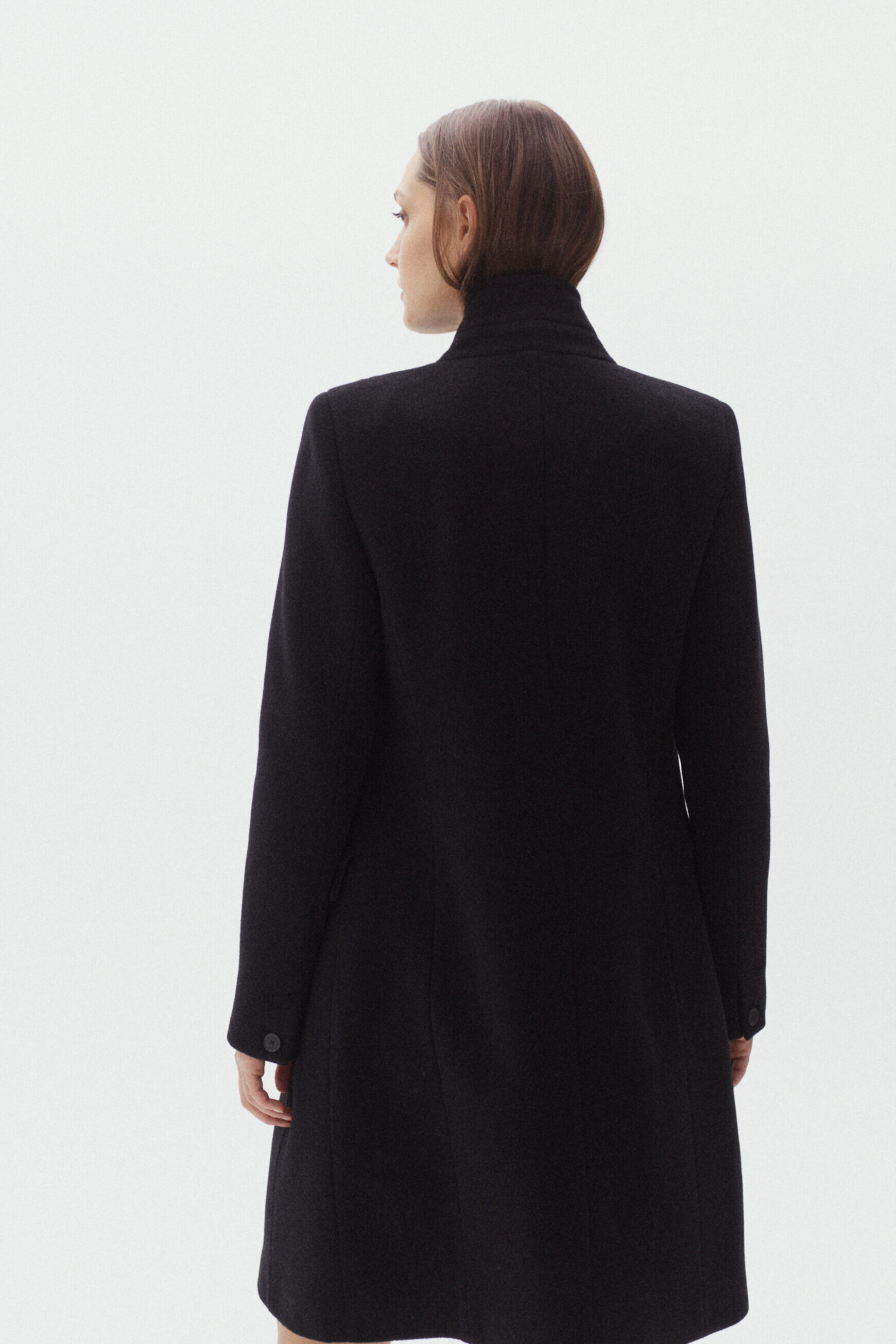 manteau jacques noir femme