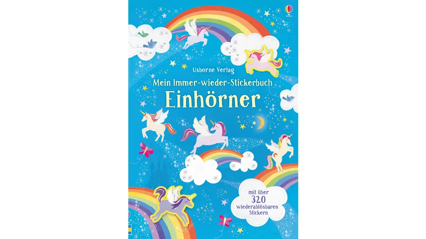 Mein Immer-wieder-Stickerbuch: Einhörner